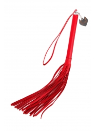 Красная кожаная плеть с петлёй - 50 см. - Pecado - купить с доставкой в Невинномысске