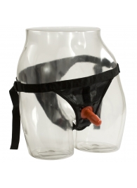 Трусики со штырьком для фиксации насадок Ultra Harness with Plug - Doc Johnson - купить с доставкой в Невинномысске