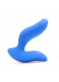 Синий вибромассажер простаты 3,5’’ Curve P-spot Massager - 12 см. - Erokay - в Невинномысске купить с доставкой