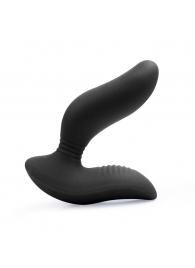 Черный вибромассажер простаты 3,5’’ Curve P-spot Massager - 12 см. - Erokay - в Невинномысске купить с доставкой