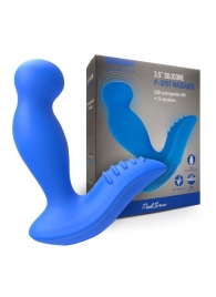 Синий вибромассажер простаты 3,5’’ P-spot Massager - 12,5 см. - Erokay - в Невинномысске купить с доставкой