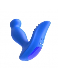 Синий вибромассажер простаты 3,5’’ Remote Control P-spot Massager - 12,5 см. - Erokay - в Невинномысске купить с доставкой