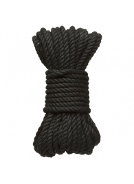 Черная верёвка для связывания и фиксации Bind Tie - 9,14 м. - Doc Johnson - купить с доставкой в Невинномысске