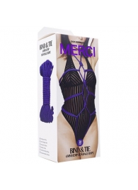 Фиолетовая верёвка для связывания и фиксации Bind Tie - 9,14 м. - Doc Johnson - купить с доставкой в Невинномысске