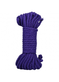 Фиолетовая верёвка для связывания и фиксации Bind Tie - 9,14 м. - Doc Johnson - купить с доставкой в Невинномысске