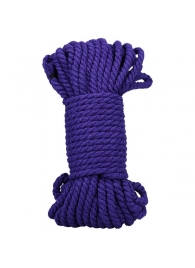 Фиолетовая верёвка для связывания и фиксации Bind Tie - 15,24 м. - Doc Johnson - купить с доставкой в Невинномысске