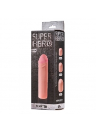 Фаллоудлинитель SUPER HERO Tempter - 16 см. - Lola Games - в Невинномысске купить с доставкой