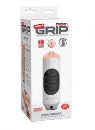 Мастурбатор-вагина Extreme Toyz Mega Grip Vibrating Stroker Mouth - Pipedream - в Невинномысске купить с доставкой