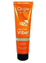 Гель с эффектом вибрации Lube Tube Vibe Low Sex On The Beach - 100 мл. - ORGIE - купить с доставкой в Невинномысске