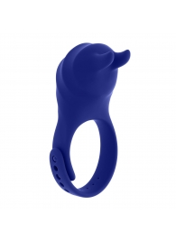 Синее эрекционное виброкольцо с клиторальной подушечкой и пультом ДУ Adjustable Fun Ring - Zero Tolerance - в Невинномысске купить с доставкой