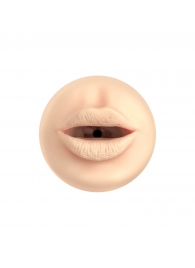 Телесный мастурбатор-ротик Feel Stroker Mouth - Kiiroo - в Невинномысске купить с доставкой