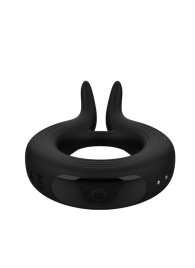 Черное эрекционное кольцо Marry Me Rechargeable Vibrating Cockring - Adrien Lastic - в Невинномысске купить с доставкой