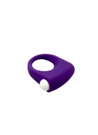 Фиолетовое эрекционное кольцо Puggle Vibrating Ring with Bullet - Adrien Lastic - в Невинномысске купить с доставкой