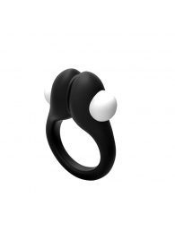 Черное эрекционное кольцо Zippy Vibrating Ring With Bullet - Adrien Lastic - в Невинномысске купить с доставкой