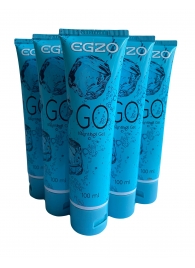 Набор из 5 пролонгирующих лубрикантов на водной основе Egzo Go (по 100 мл.) - EGZO - купить с доставкой в Невинномысске
