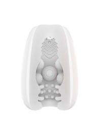 Белый мастурбатор-яйцо Bisedze - LoveStore - в Невинномысске купить с доставкой