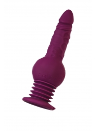 Фиолетовая мини-машина для секса Striker с пультом ДУ - 23,5 см. - ToyFa - купить с доставкой в Невинномысске