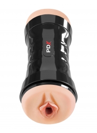 Двусторонний мастурбатор в колбе Super Flip-A-Pussy Over - Pipedream - в Невинномысске купить с доставкой