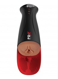 Мастурбатор-вагина в колбе с вибрацией Fuck-O-Matic Pro XL - Pipedream - в Невинномысске купить с доставкой