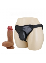 Страпон с универсальным поясом Fogg - 17,5 см. - Baile - купить с доставкой в Невинномысске