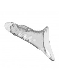 Прозрачная насадка на пенис - 22 см. - Baile - в Невинномысске купить с доставкой