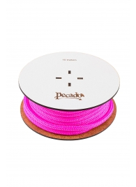 Розовая веревка для шибари на катушке - 10 м. - Pecado - купить с доставкой в Невинномысске