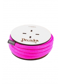 Розовая веревка для шибари на катушке - 5 м. - Pecado - купить с доставкой в Невинномысске