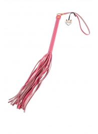 Розовая кожаная плеть - 50 см. - Pecado - купить с доставкой в Невинномысске