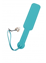 Голубой кожаный пэддл - 37 см. - Pecado - купить с доставкой в Невинномысске