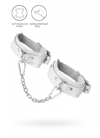 Белые мини-оковы со скруглёнными углами - Pecado - купить с доставкой в Невинномысске