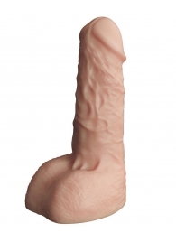 Телесный фаллоудлинитель с мошонкой Cock Next - 17 см. - LOVETOY (А-Полимер) - в Невинномысске купить с доставкой