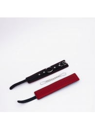 Черно-красные кожаные оковы - Crazy Handmade - купить с доставкой в Невинномысске