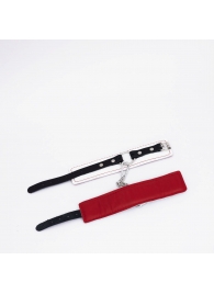 Бело-красные кожаные оковы - Crazy Handmade - купить с доставкой в Невинномысске