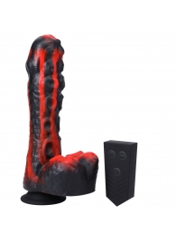 Черно-красная мини-машина на присоске Tendril Thruster - 21,6 см. - Doc Johnson - купить с доставкой в Невинномысске