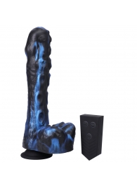 Черно-синяя мини-машина на присоске Tendril Thruster - 21,6 см. - Doc Johnson - купить с доставкой в Невинномысске