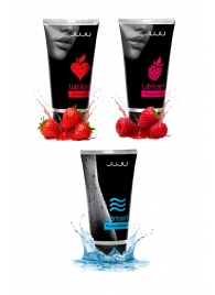 Набор из 3 лубрикантов JUJU (увлажняющий, клубника, малина) - JuJu - купить с доставкой в Невинномысске