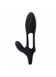 Черная насадка на пенис с вибрацией Nautilus - Zero Tolerance - в Невинномысске купить с доставкой