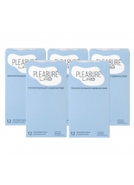 Набор из 5 упаковок ультратонких презервативов Pleasure Lab (по 12 шт.) - Pleasure Lab - купить с доставкой в Невинномысске