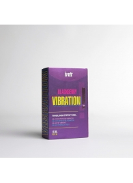 Стимулирующий гель с эффектом вибрации Blackberry Vibration - 15 мл. - INTT - купить с доставкой в Невинномысске