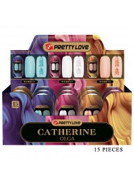 Набор из 15 мастурбаторов Catherine Olga - Baile - в Невинномысске купить с доставкой