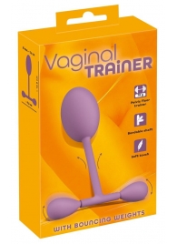 Сиреневый тренажер мыщц тазового дна Vaginal Trainer - Orion