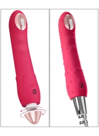 Малиновая насадка на душ с вибрацией Showers to orgasm - 20,1 см. - Orion - купить с доставкой в Невинномысске