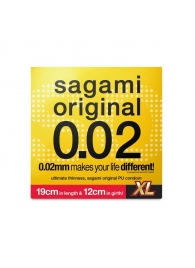Презерватив увеличенного размера Sagami Original 0.02 XL-size - 1 шт. - Sagami - купить с доставкой в Невинномысске