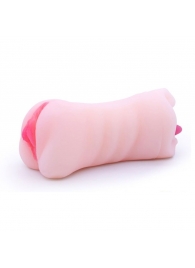 Телесный двусторонний мастурбатор - вагина и ротик - Boys of Toys - в Невинномысске купить с доставкой