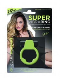 Люминесцентное эрекционное виброкольцо Super - Clara Morgane - в Невинномысске купить с доставкой