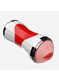 Двусторонний мастурбатор в колбе Power Grip Cup - вагина и ротик - Boys of Toys - в Невинномысске купить с доставкой