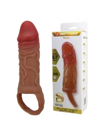 Реалистичная насадка на член Peirre - 15,5 см. - Baile - в Невинномысске купить с доставкой