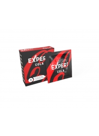 Презервативы с ароматом колы Expert Cola - 3 шт. - Expert - купить с доставкой в Невинномысске