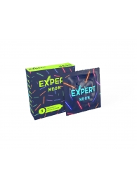 Светящиеся в темноте презервативы Expert Neon - 3 шт. - Expert - купить с доставкой в Невинномысске