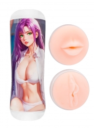 Двусторонний мастурбатор аниме - ротик и вагина - Tokyo Style - в Невинномысске купить с доставкой